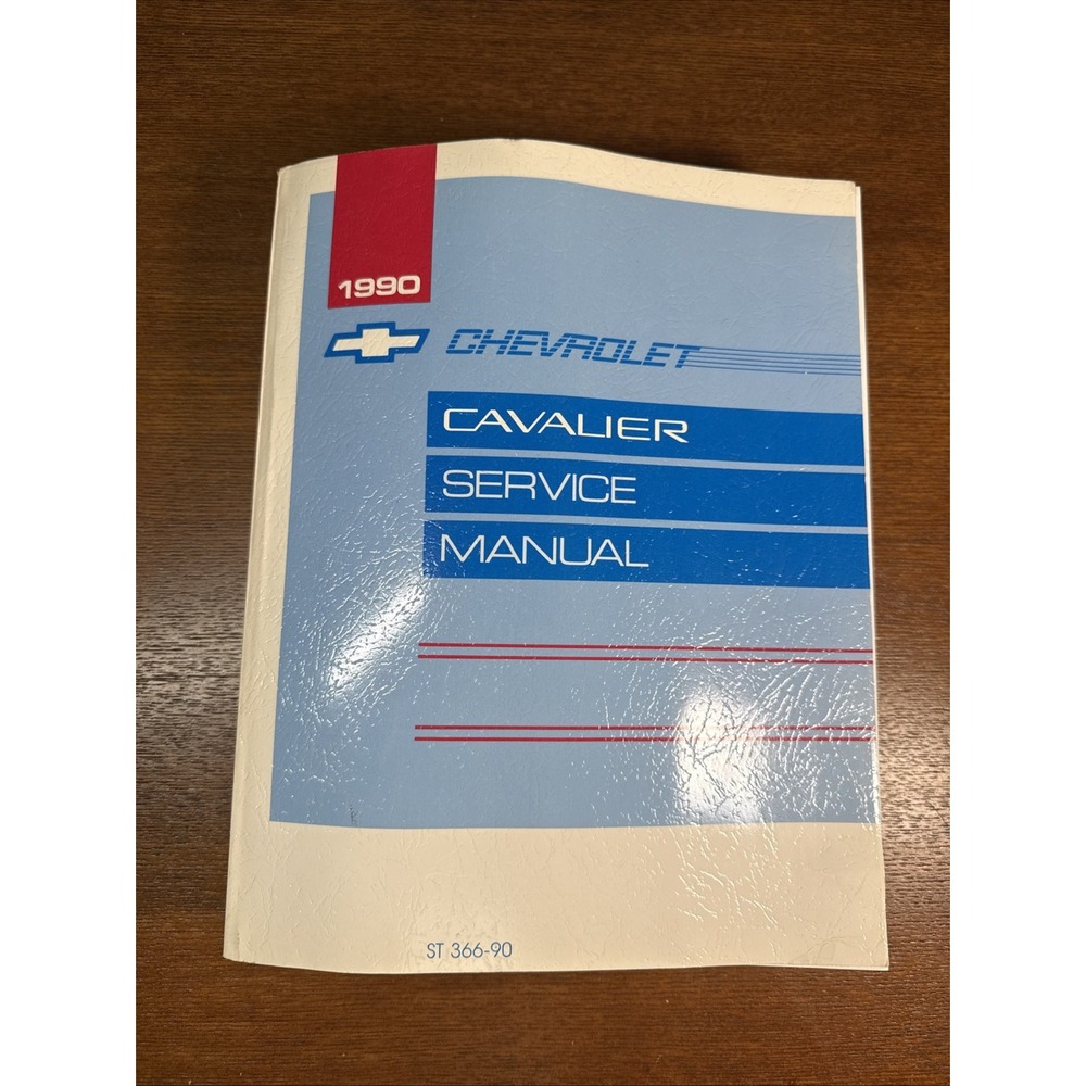 1990 Chevy Cavalier Repair Shop Manual 90 Chevrolet Original Service RS VL Z24